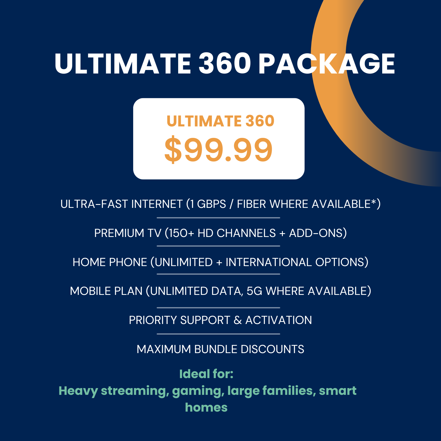 ULTIMATE 360 PACKAGE